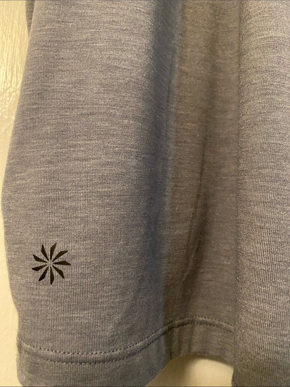 Athleta Move With Ease Short Sleeve Crew Tee - Slate Blue Small - Picture 6 of 9